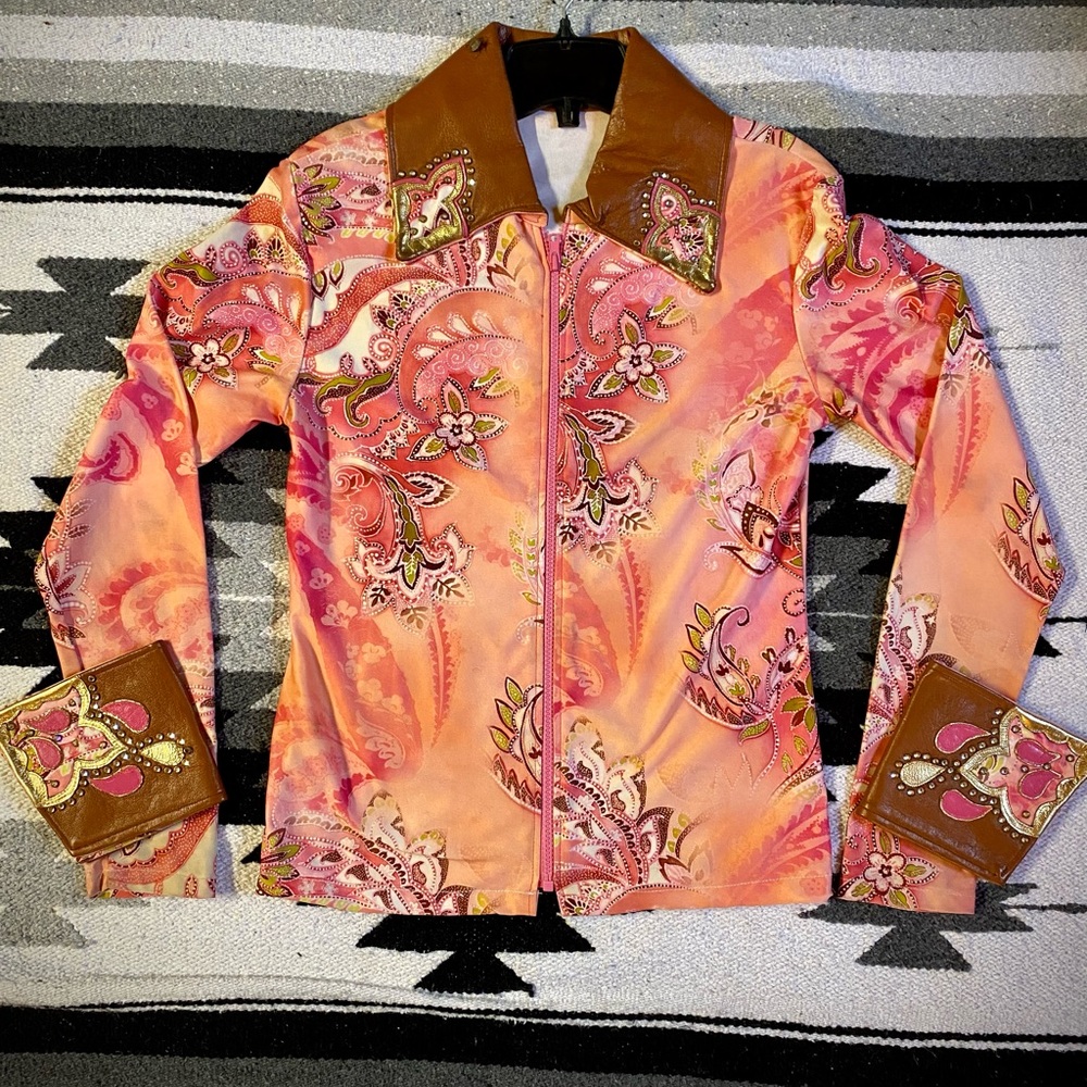 Vintage Country Western Women’s Rodeo Cowgirl Show Top